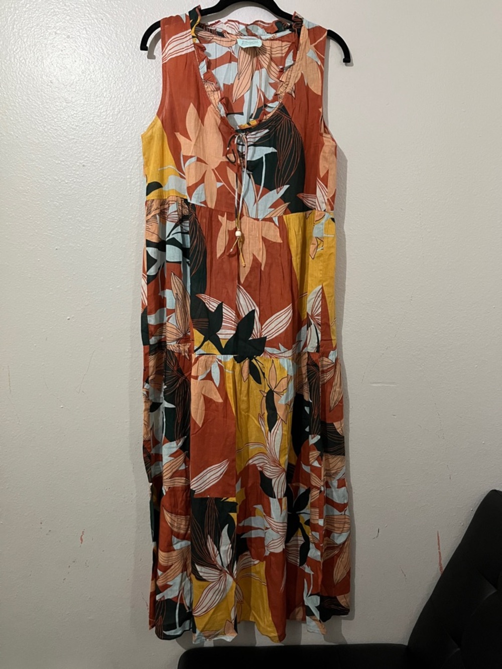 True Destinations Sleeveless Floral MaxiDress